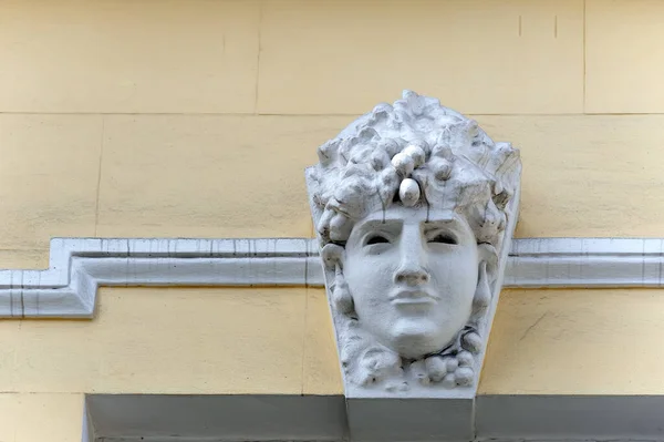 Mascaron Facade Old Historic Building Kyiv Ukraine — 图库照片