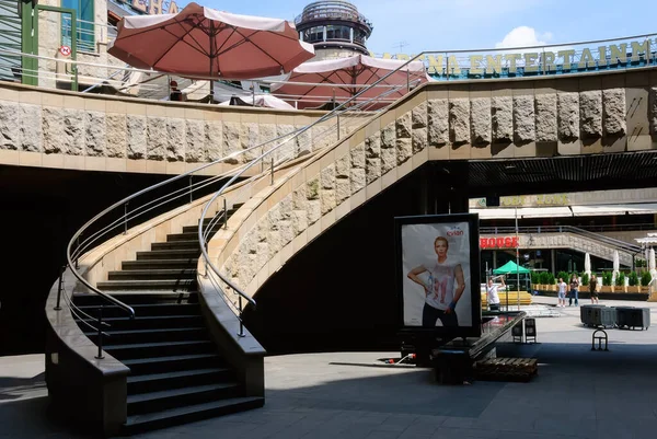 Escalera Del Centro Comercial Arena City Kiev Ucrania —  Fotos de Stock