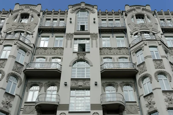 Edificio Antiguo Fachada Adornada Kiev Ucrania — Foto de Stock