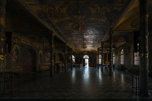 Refectory chamber of Church of Sts  Anthony and Theodosius of Kyiv Pechersk Lavra, Kyiv Ukraine