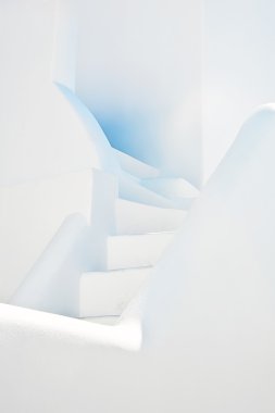 Oia, Santorini, Yunanistan, merdiven