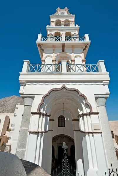 The old church of Emporio, Santorini, Greece — Stock Photo, Image