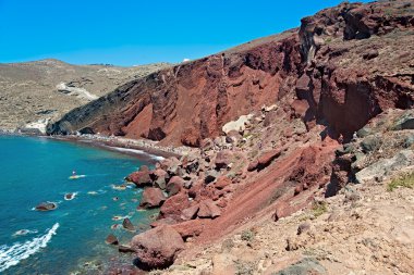 Red beach santorini, Yunanistan