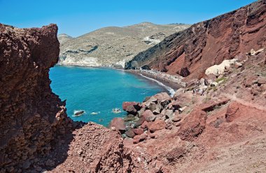 Red beach santorini, Yunanistan