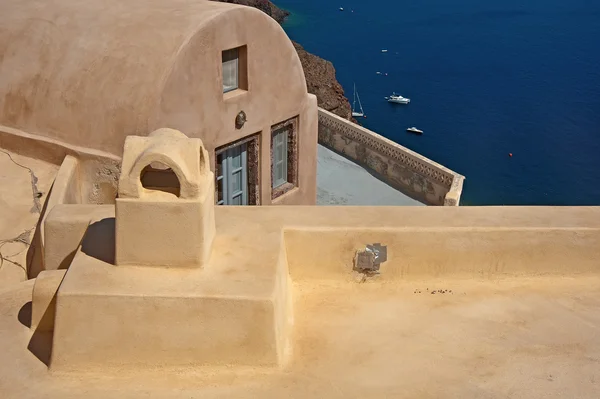 El edificio de Oia, Santorini — Foto de Stock