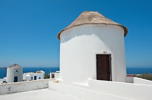 Architektura Oia Santorini, Grecja — Zdjęcie stockowe