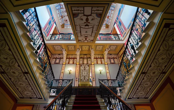 Main staircase in Achilleion, Corfu, Greece — Stock Photo, Image