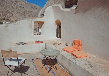 Teras Emporio, Santorini, Yunanistan