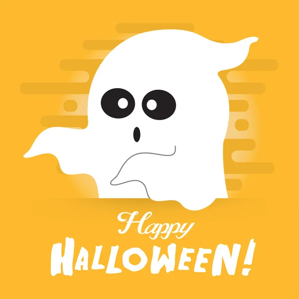 Halloween fantasma fundo — Vetor de Stock