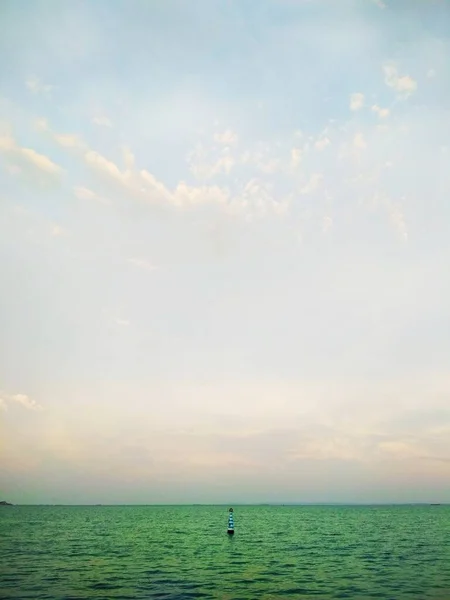 Прекрасные Нежные Цвета Небе Над Черным Морем — стоковое фото