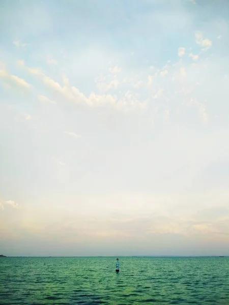 Merveilleuses Couleurs Tendres Dans Ciel Dessus Mer Noire — Photo