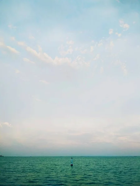 Прекрасные Нежные Цвета Небе Над Черным Морем — стоковое фото