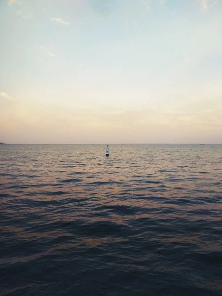 Чудесні Кольори Небі Над Чорним Морем Після Заходу Сонця — стокове фото