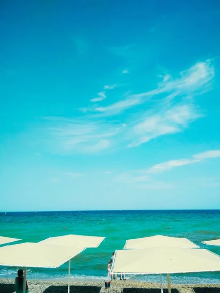 Vacanze Famiglia Nel Mar Nero — Foto Stock