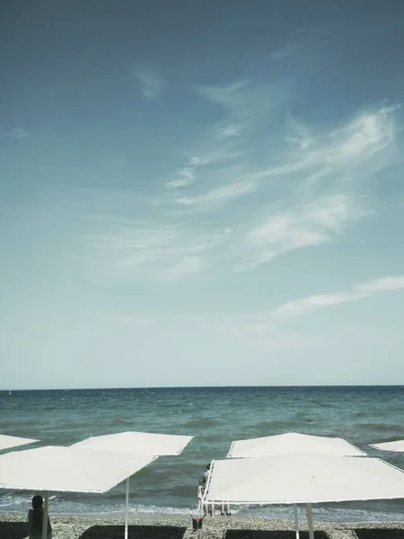 Vacanze Famiglia Nel Mar Nero — Foto Stock