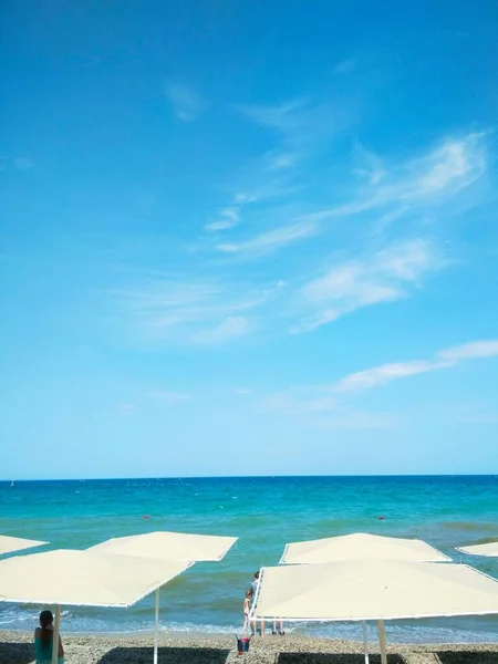 Vacanze Famiglia Nel Mar Nero — Foto Stock