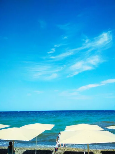 Vacanze Famiglia Nel Mar Nero — Foto Stock