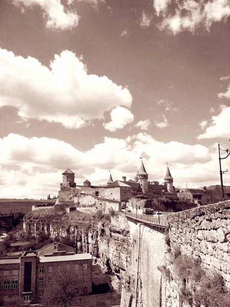 Die Alte Festung Einem Strahlenden Frühlingstag Kamenez Podolsky Ukraine — Stockfoto