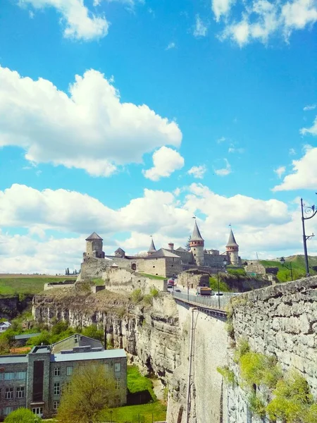 Old Fortress Bright Spring Day Kamenets Podolsky Ukraine — Stock Photo, Image