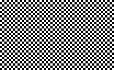 Küçük kareli klasik siyah beyaz dama tahtası deseni