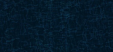 Devre panosu vektör illüstrasyonu. Yüksek teknoloji geçmişi var.