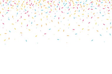 Renkli serpiştirme pankart arka planı, renkli düşen dekoratif serpiştirme arka planı