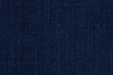 Detaylı dokuması olan koyu mavi kot kumaş, moda ve tasarım için klasik tekstil kumaşı.