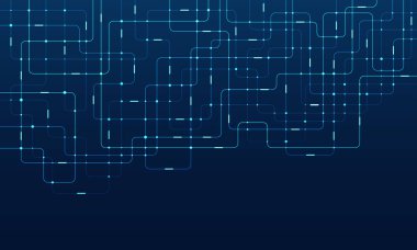 Devre çizgileri ve noktaları birleştir. Ağ teknolojisi ve Bağlantı kavramı. Yerel ağ düğümleri bağlantıları