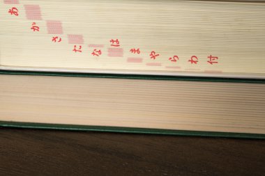 Japon harfleriyle kitap