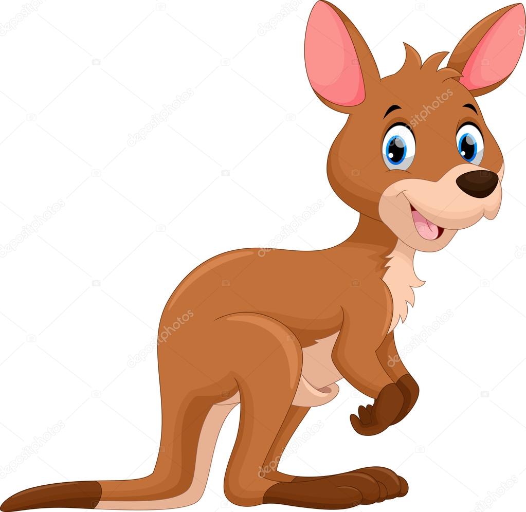 Cute Kangaroo Cartoon Vector Image By C Irwanjos2 Vector Stock 101760792 https depositphotos com 101760792 stock illustration cute kangaroo cartoon html