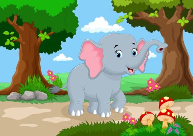 Şirin fil çizgi filmi.