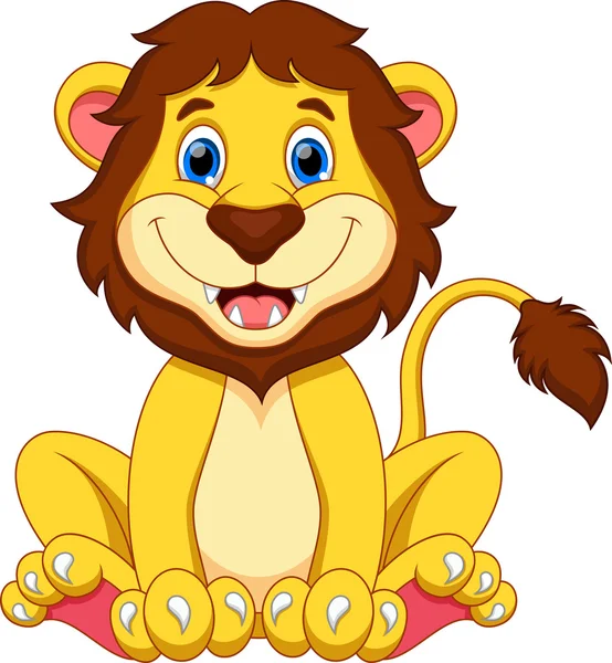 Lion Cartoon — Stock Vector