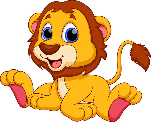 Lion Cartoon — Stock Vector