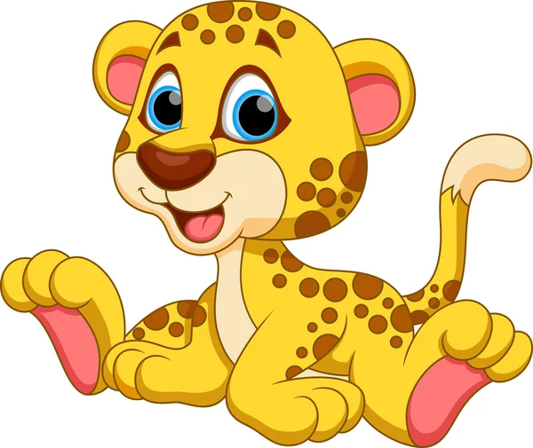 Cheetah cartoon — Stock vektor