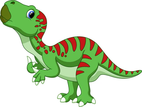 Dibujos animados de dinosaurios — Vector de stock