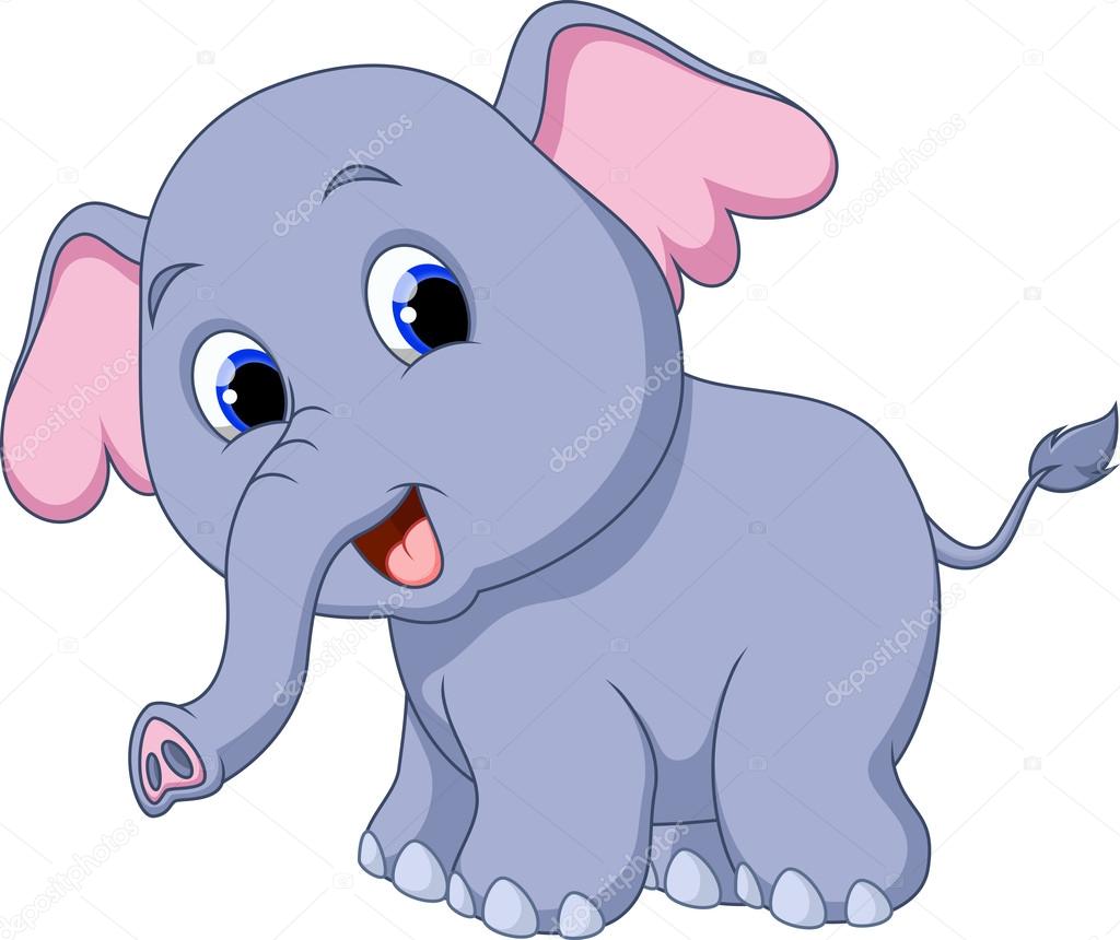 Elephant cartoon — Stock Vector © irwanjos2 #53084229