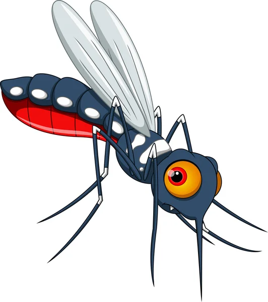 Mosquito dibujos animados — Vector de stock