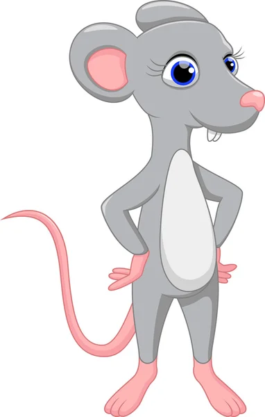 マウスの漫画 — ストックベクタ
