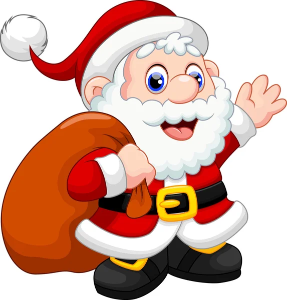 Caricatura de Santa Claus — Vector de stock