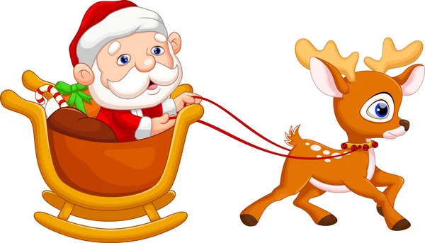 Caricatura de Santa Claus — Vector de stock