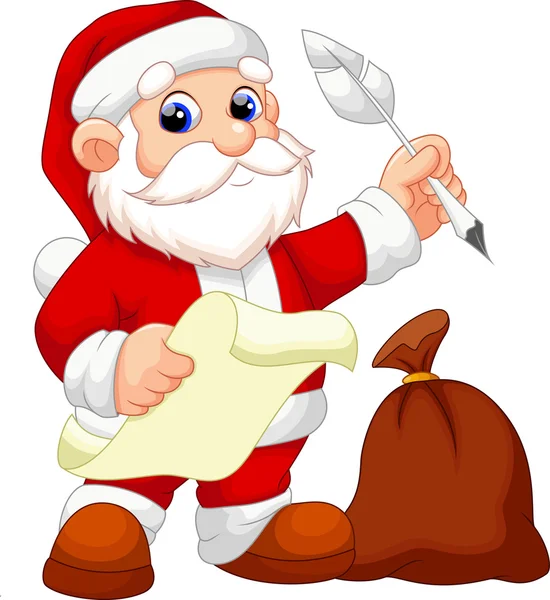 Caricatura de Santa Claus — Vector de stock