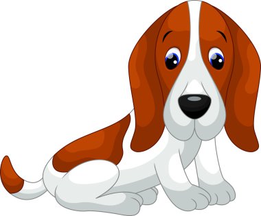 Tatlı köpek çizgi filmi.