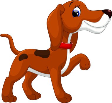 Tatlı köpek çizgi filmi.