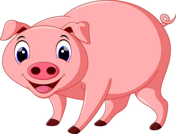 Χαριτωμένο γουρούνι — Διανυσματικό Αρχείο