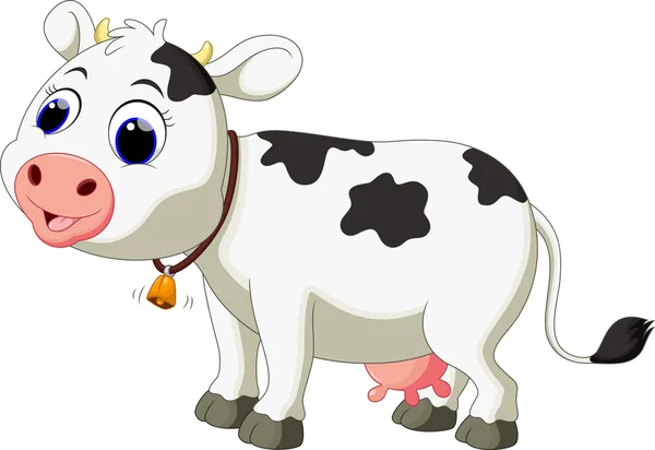 Caricatura de vaca — Vector de stock