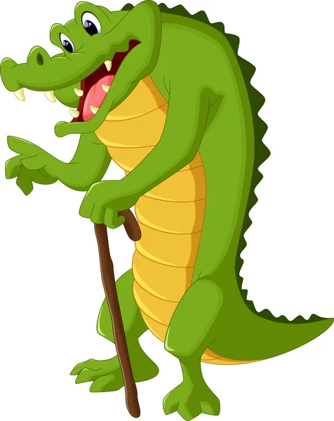 Крокодил мультфільм — стоковий вектор