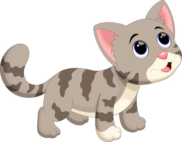 Симпатичный кошачий мультфильм — стоковый вектор