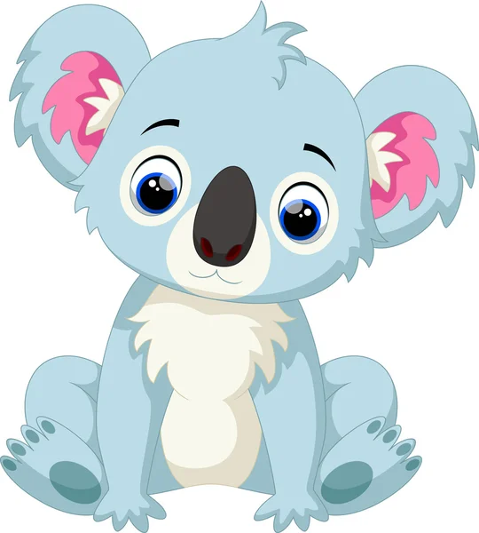 Cartone animato koala carino — Vettoriale Stock