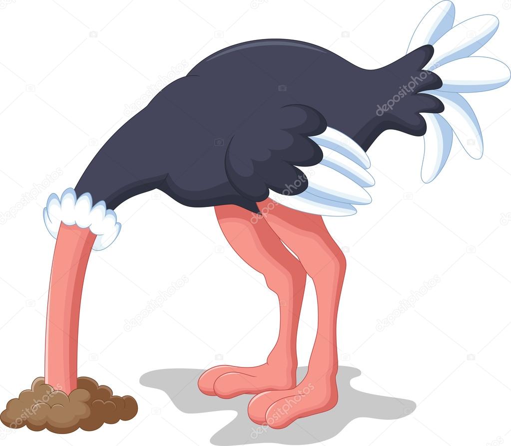 ¡Los intelectuales, deben dejar de vivir como topos incapaces de mirar al Cielo! Depositphotos_85856524-stock-illustration-ostrich-hides-its-head-in