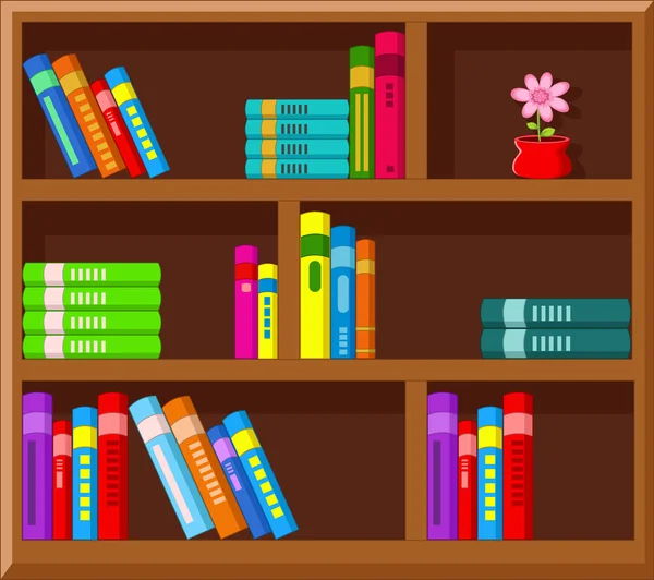 Ilustração da biblioteca dos desenhos animados —  Vetores de Stock